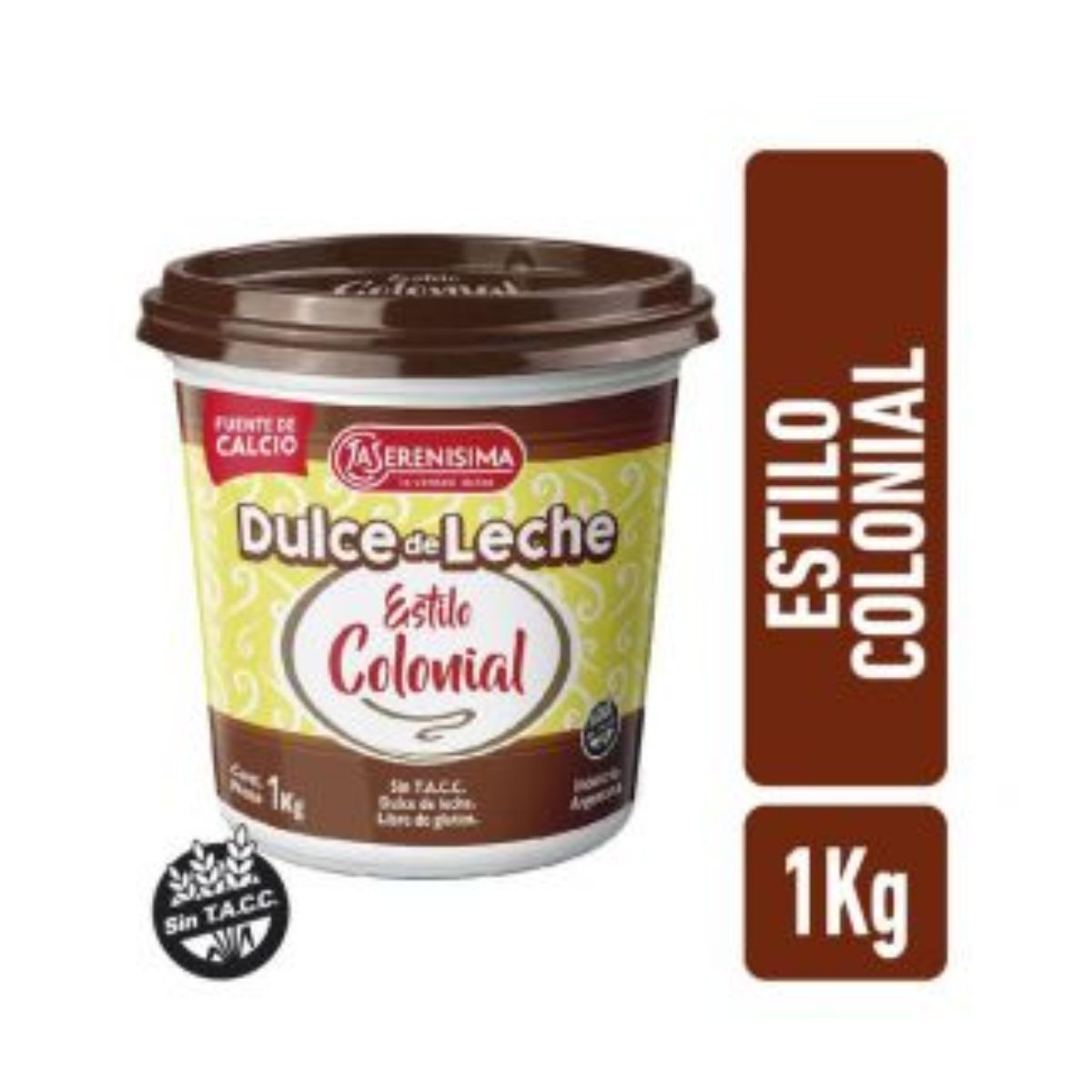 Dulce de Leche La Serenísima Colonial 1kg